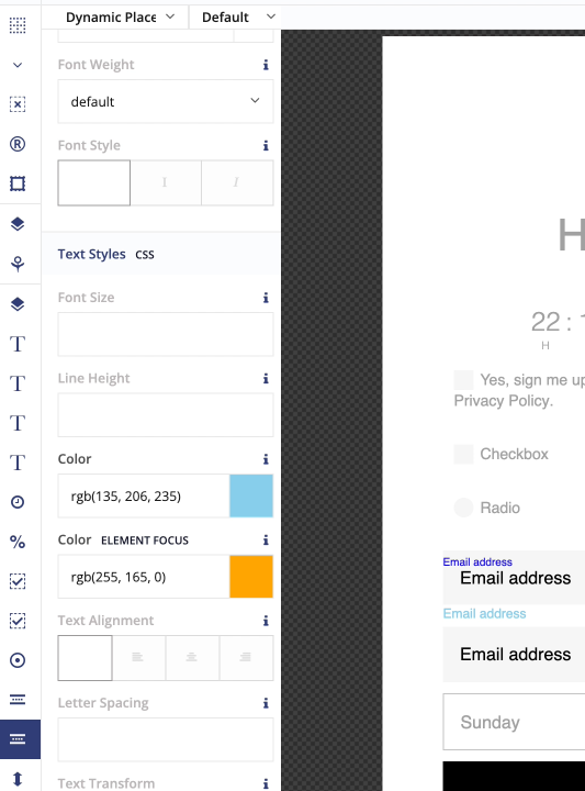 EmberJS Category Styling Feature